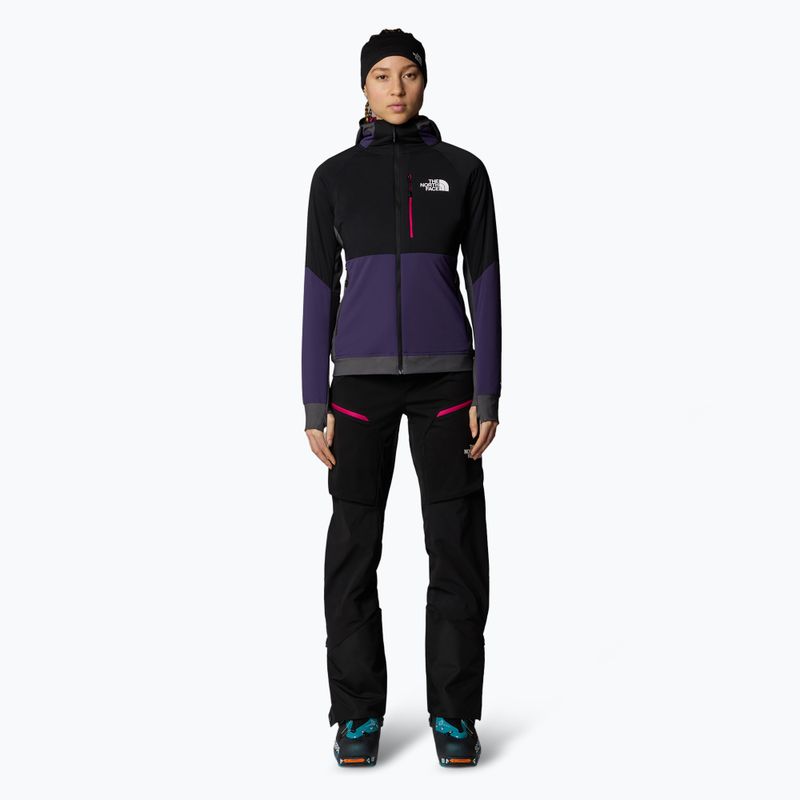 Γυναικείο υβριδικό μπουφάν The North Face Binntal Hybrid Ventrix Hoodie eternal purple/black 2