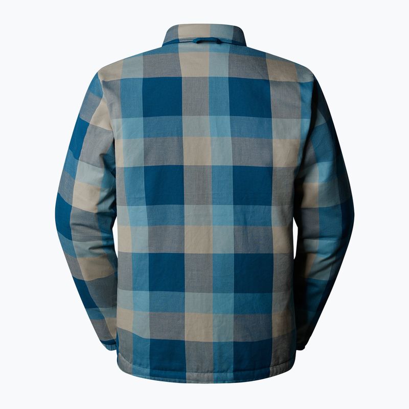 Ανδρικό μονωμένο μπουφάν The North Face Afterburner Insulated Flannel midnight petrol 6