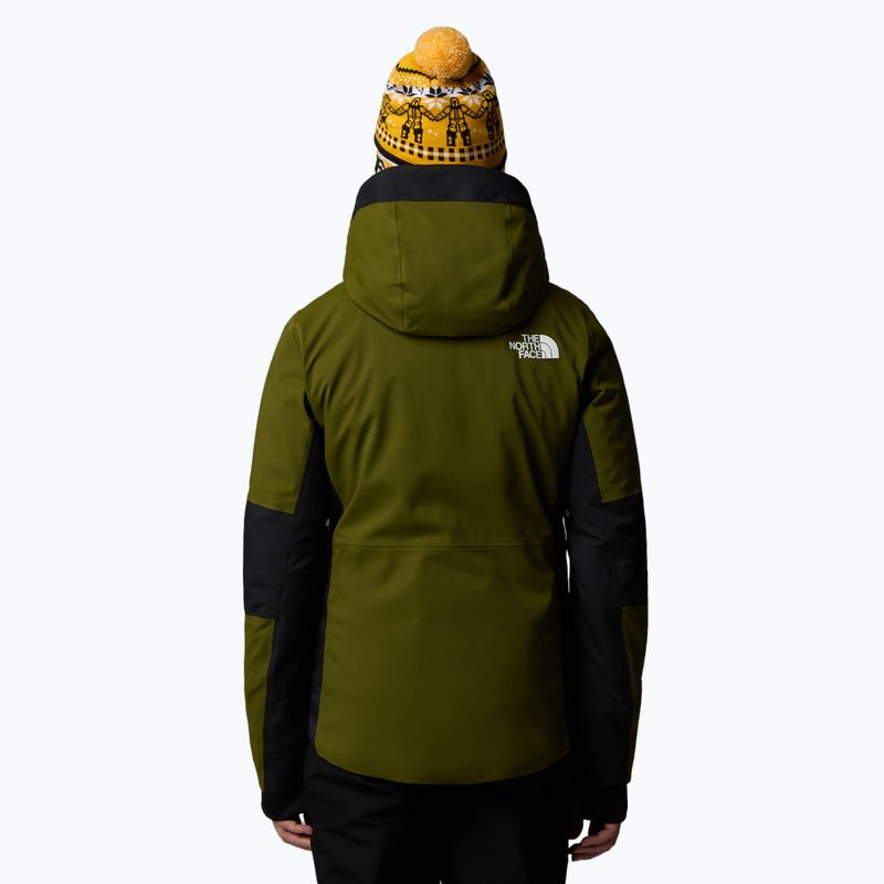 Γυναικείο μπουφάν σκι The North Face Lenado forest olive/μαύρο 3