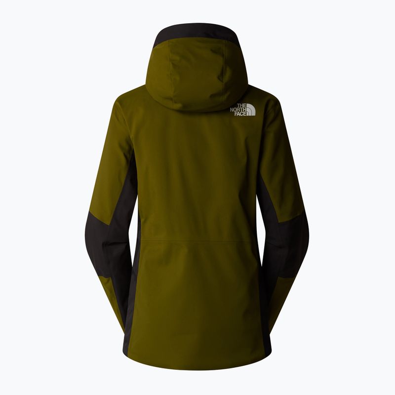 Γυναικείο μπουφάν σκι The North Face Lenado forest olive/μαύρο 6