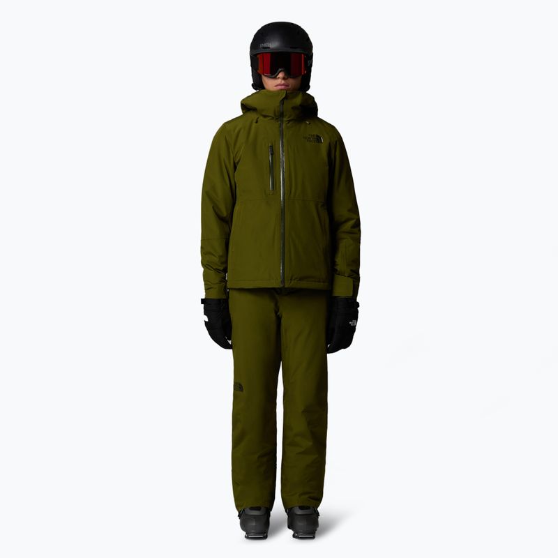 Γυναικείο μπουφάν σκι The North Face Descendit forest olive 2