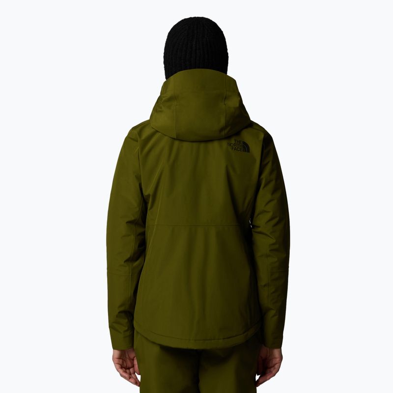 Γυναικείο μπουφάν σκι The North Face Descendit forest olive 3