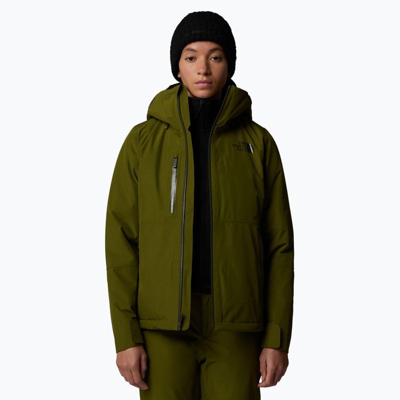 Γυναικείο μπουφάν σκι The North Face Descendit forest olive 4