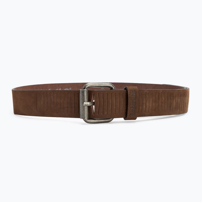 Ανδρική ζώνη παντελονιού Timberland 35Mm Nubuck Belt dark brown 3