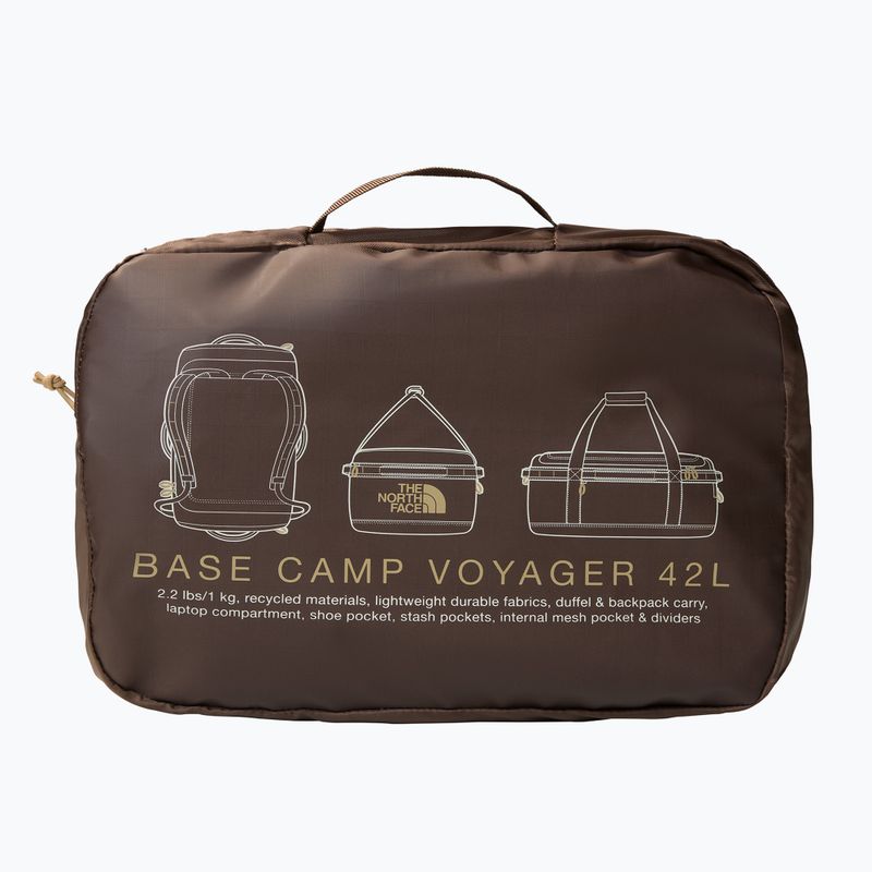 Τσάντα ταξιδιού The North Face Base Camp Voyager Duffel 42 l smokey brown/khaki stone 4