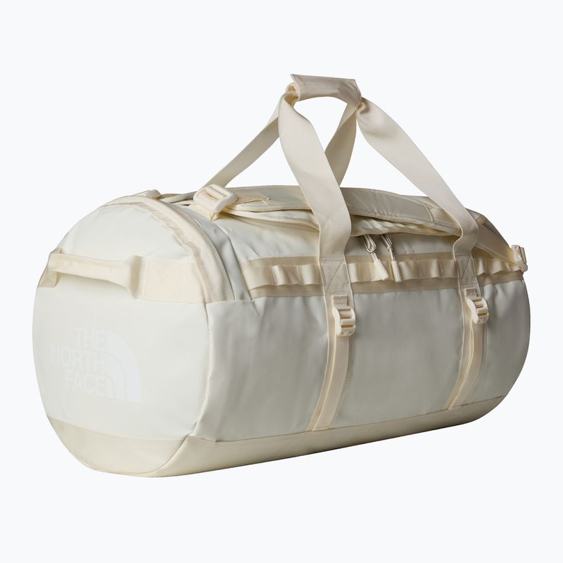 Τσάντα ταξιδιού The North Face Base Camp Duffel M 71 l white dune/white