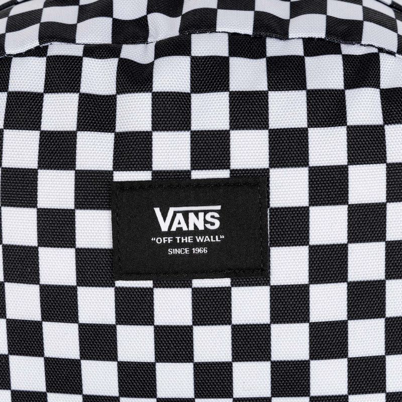 Vans Old Skool Grom Check 18 l μαύρο/λευκό παιδικό αστικό σακίδιο πλάτης 4