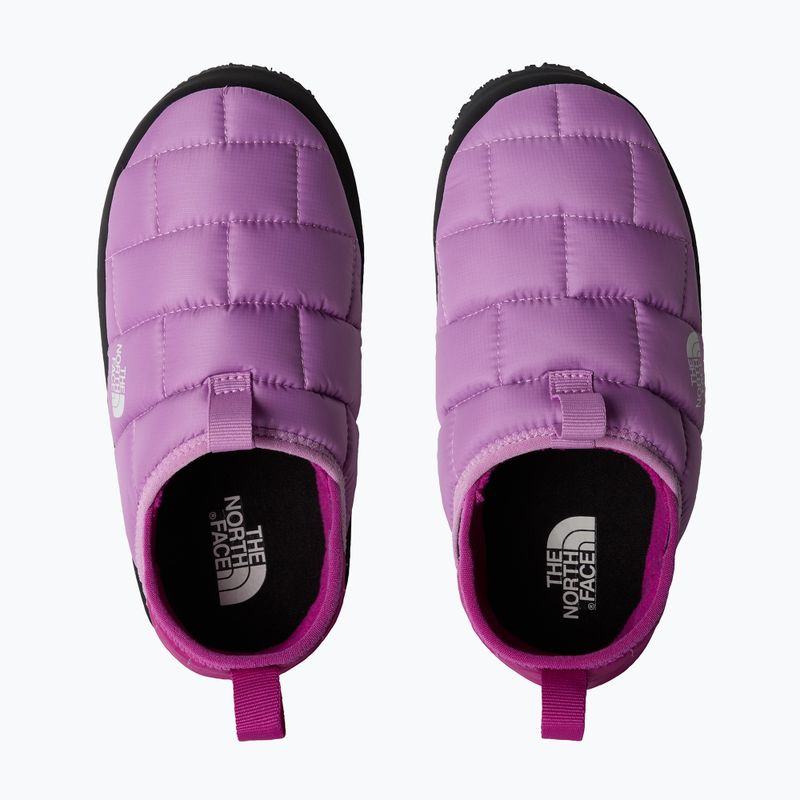 The North Face Youth Thermoball Traction Mule II παιδικές παντόφλες dragonfruit / deep mulber 12