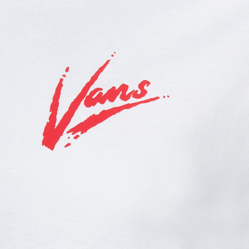 Ανδρικό μπλουζάκι Vans Dettori Loose Fit white/racing red 3