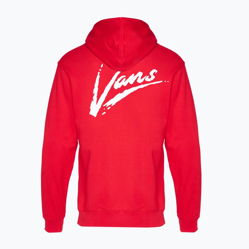 Ανδρικό Vans Dettori Loose Pullover φούτερ αγωνιστικό κόκκινο/μελαχρινό 2