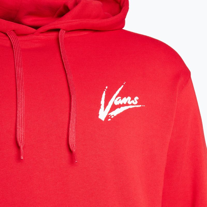 Ανδρικό Vans Dettori Loose Pullover φούτερ αγωνιστικό κόκκινο/μελαχρινό 3