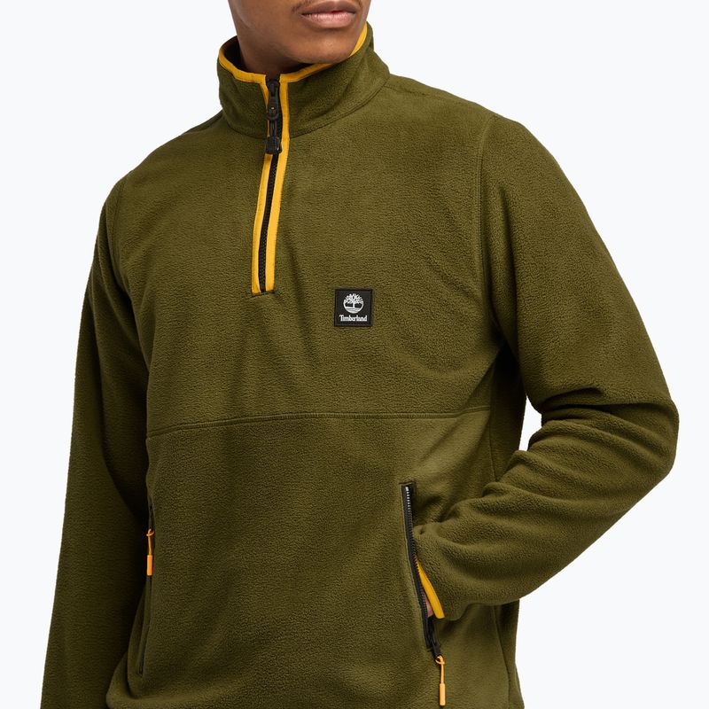 Ανδρικό φούτερ Timberland Polar 1/4 Zip Fleece dark olive 3