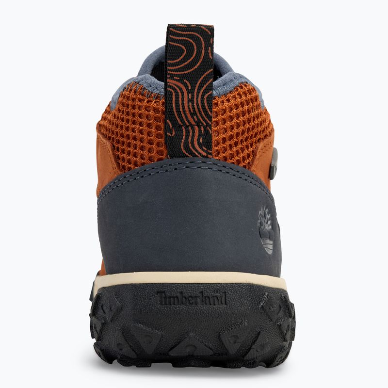 Παιδικά παπούτσια Timberland Greenstride Motion 6 Low Lace dark orange nubuck 6