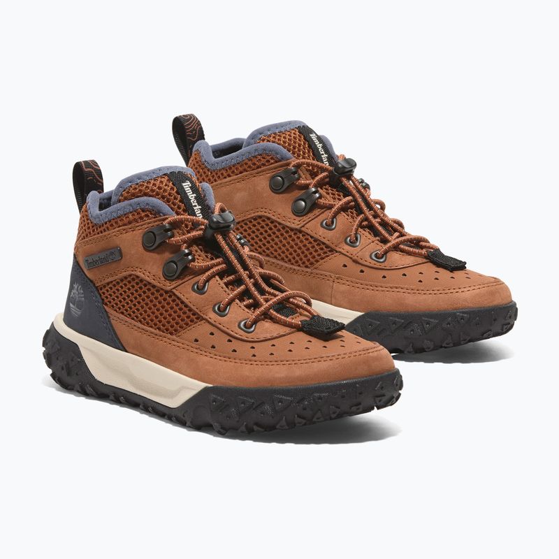 Παιδικά παπούτσια Timberland Greenstride Motion 6 Low Lace dark orange nubuck 8