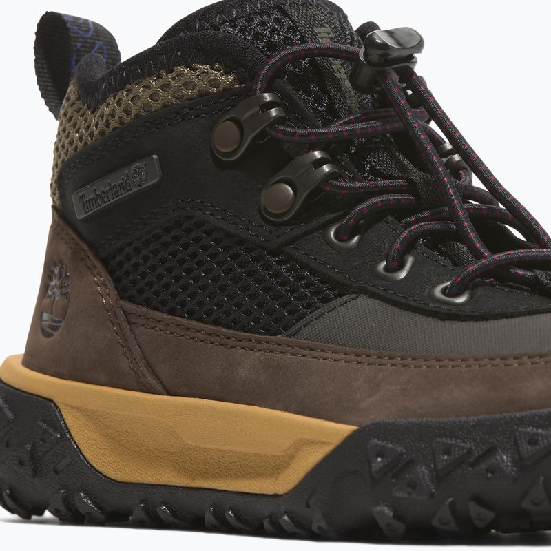 Παιδικά παπούτσια Timberland Greenstride Motion 6 Low Lace black nubuck/brown 15