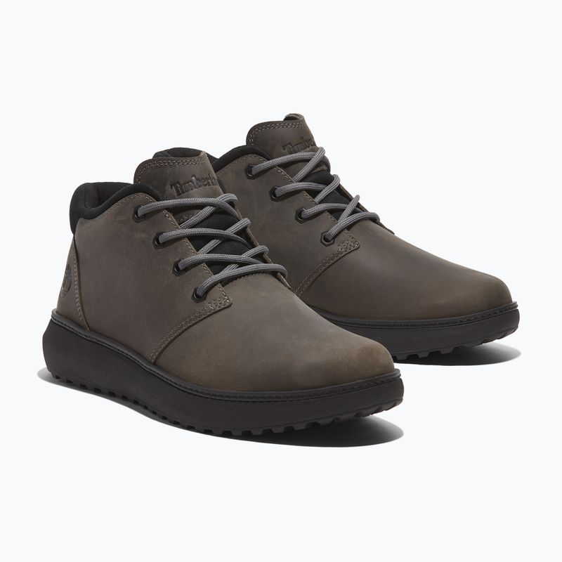 Ανδρικά παπούτσια Timberland Hudson Road Mid Lace Chukka dark grey full grain 8