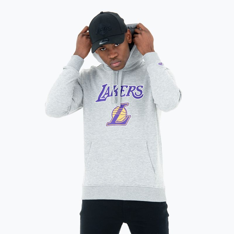 Ανδρικό New Era NBA Regular Hoody Los Angeles Lakers γκρι med φούτερ