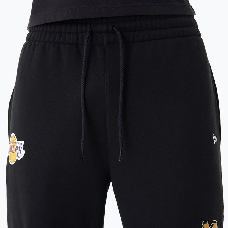 Ανδρικό New Era NBA Team Script Jogger Los Angeles Lakers μαύρο 4