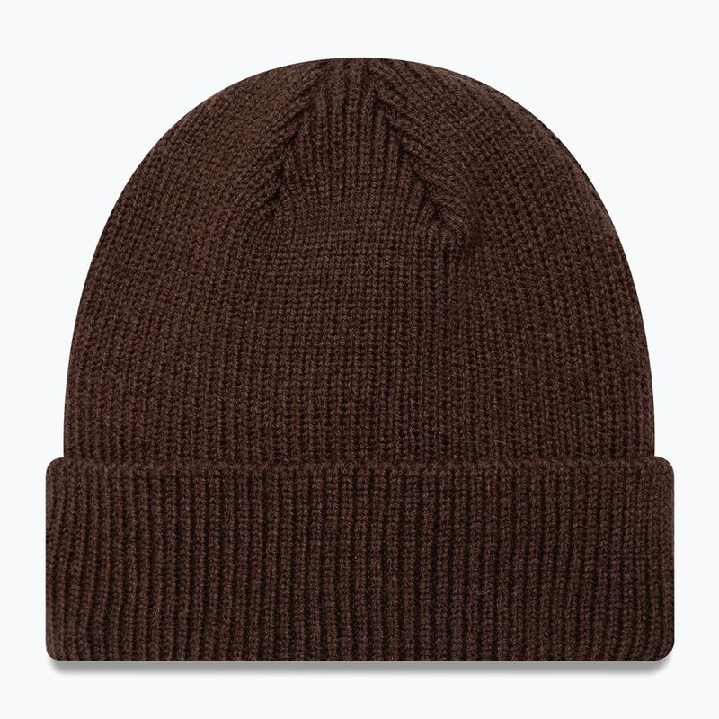 New Era Wool Cuff Knit Beanie καφέ χειμερινό καπέλο 2