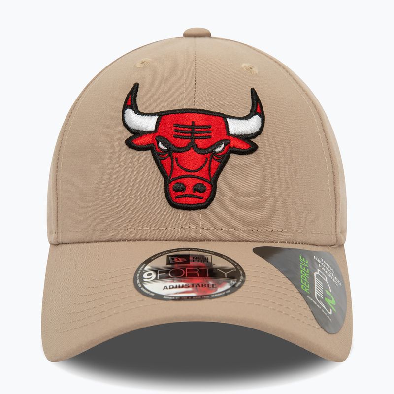 Ανδρικό καπέλο μπέιζμπολ New Era Repreve 9Forty Chicago Bulls pastel brown 2