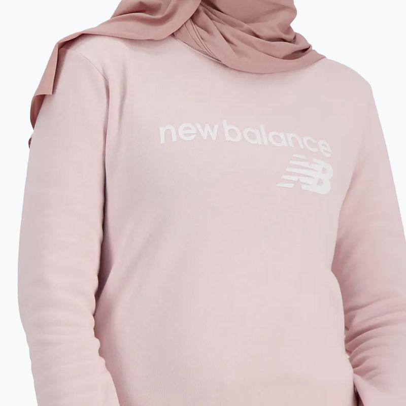 Γυναικείο φούτερ New Balance Classic Core Fleece Crew stone pink 5