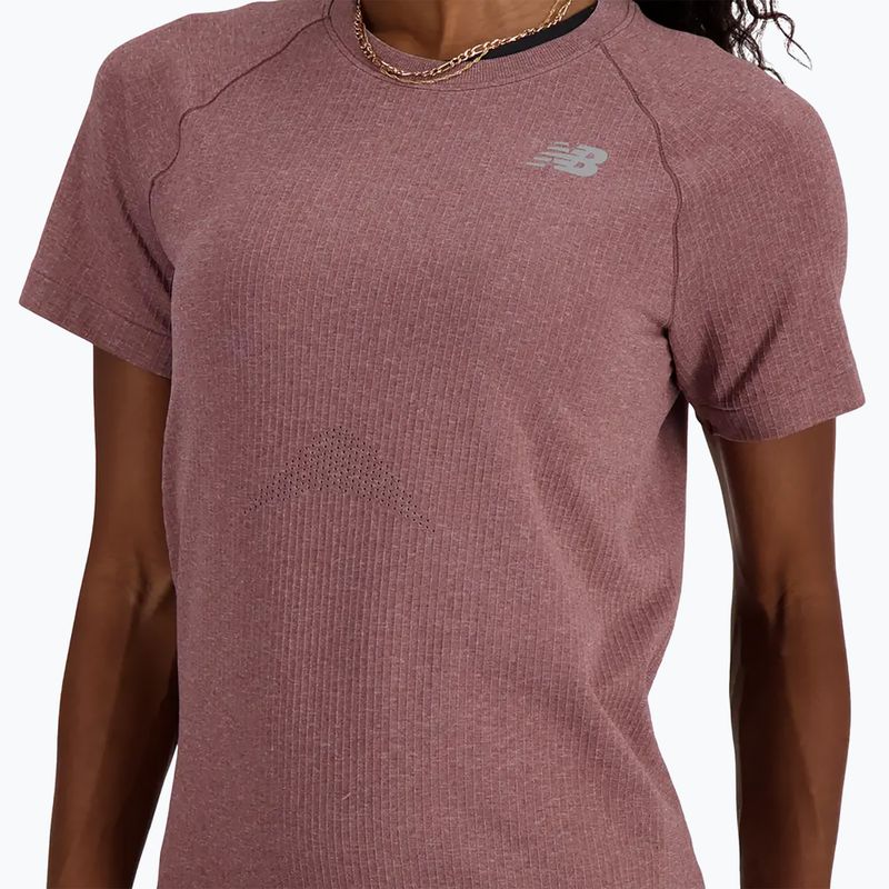 Γυναικεία μπλούζα New Balance Seamless licorice heather 5