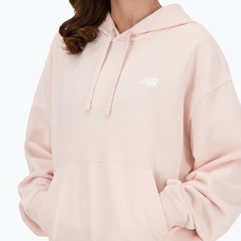 Γυναικεία New Balance French Terry Small Logo Hoodie quartzpi 4