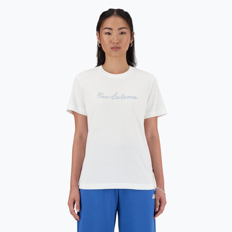 Γυναικείο New Balance Script Tee λευκό