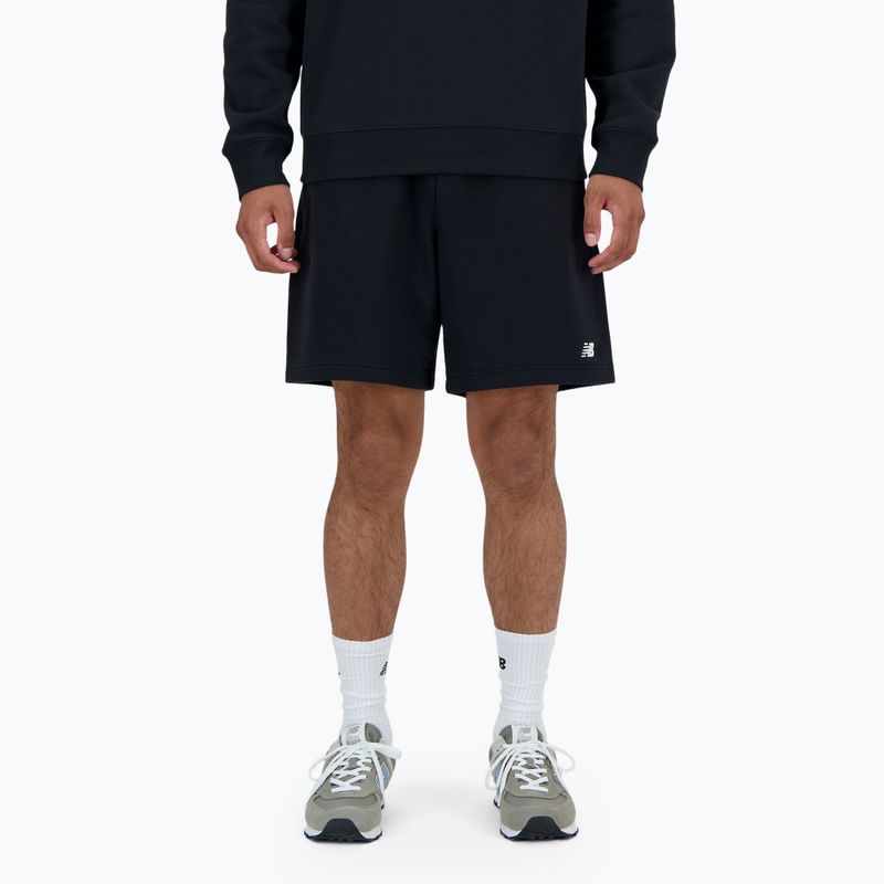 Ανδρικό New Balance French Terry Short μαύρο