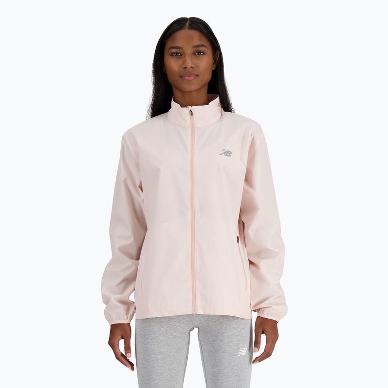 Γυναικείο μπουφάν για τρέξιμο New Balance Active Woven Jacket pink