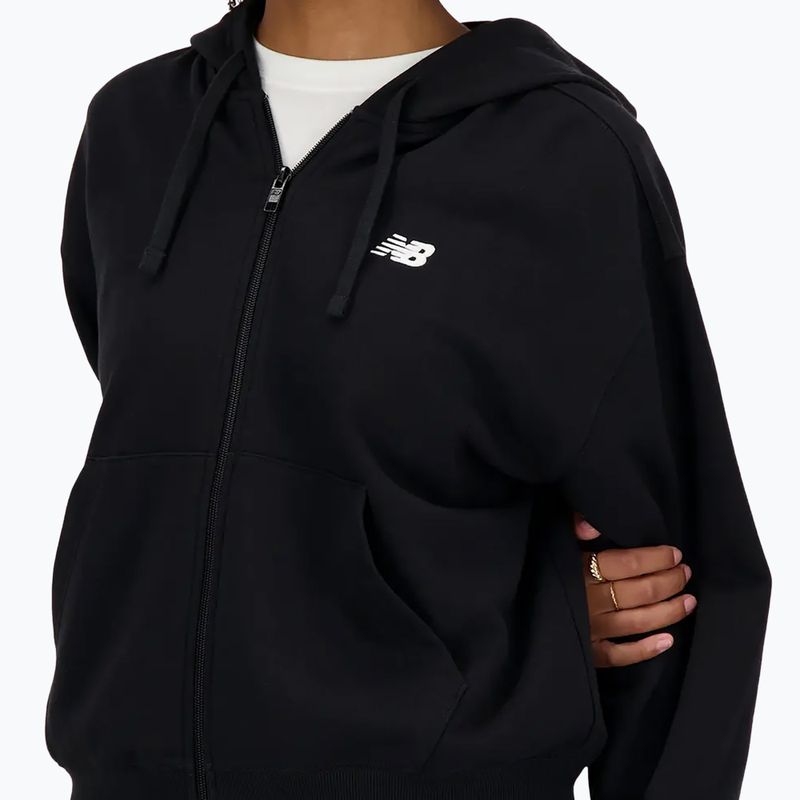 Γυναικείο φούτερ New Balance French Terry Full Zip black 4