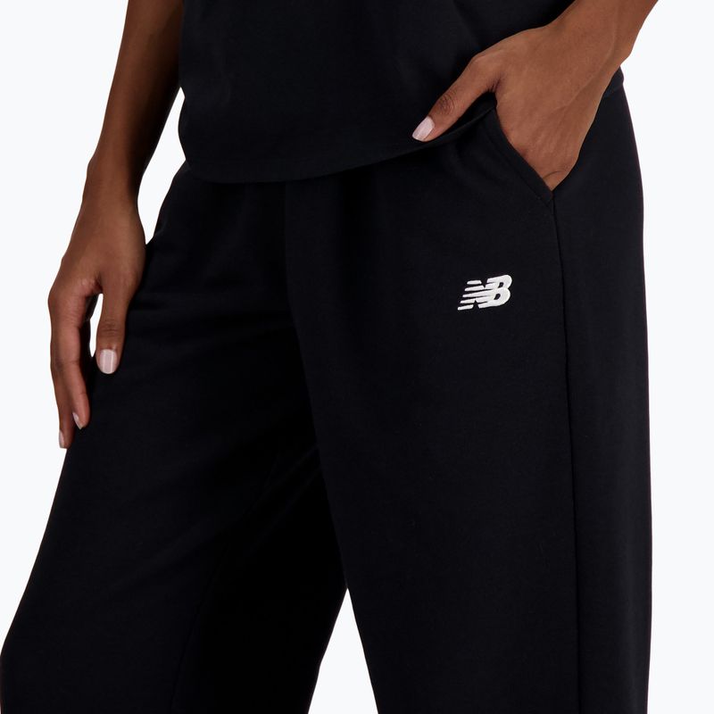 Γυναικείο New Balance French Terry Jogger παντελόνι μαύρο 4