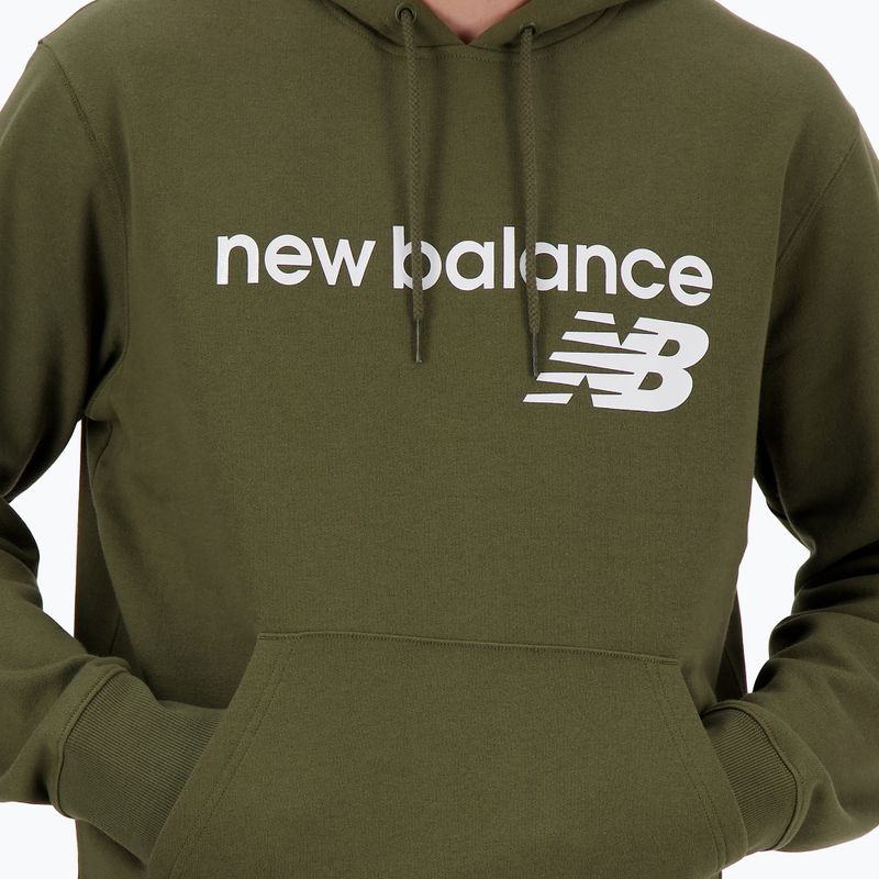 Ανδρικό New Balance Core Fleece Hoodie dark moss 4