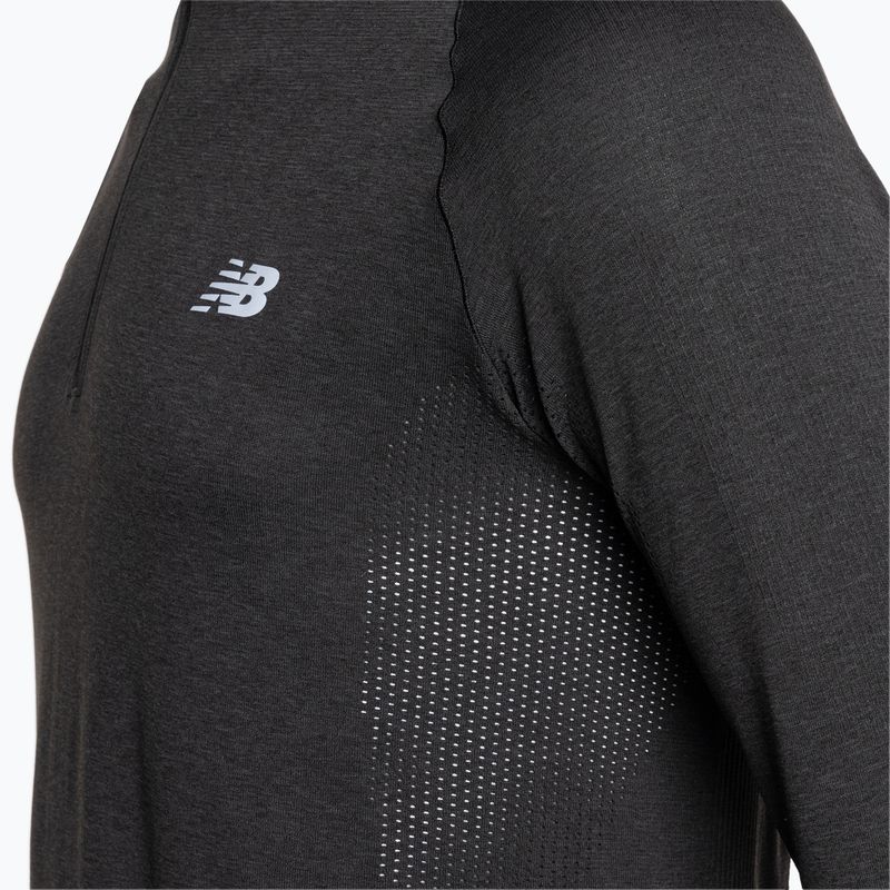 Ανδρικό φούτερ New Balance Athletics Seamless 1/4 ZIP black 4