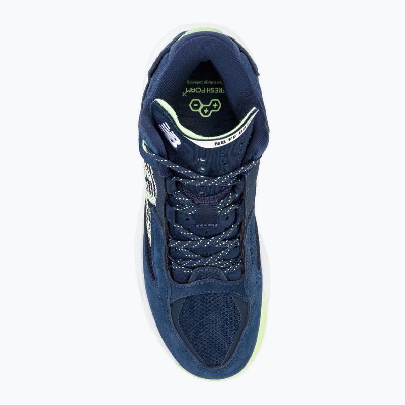 New Balance Fresh Foam BB v2 navy/lime παπούτσια μπάσκετ 5