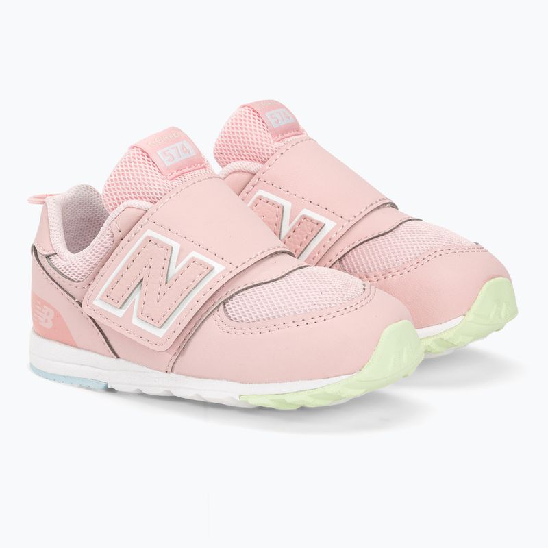 New Balance NW574 shell pink παιδικά παπούτσια 4