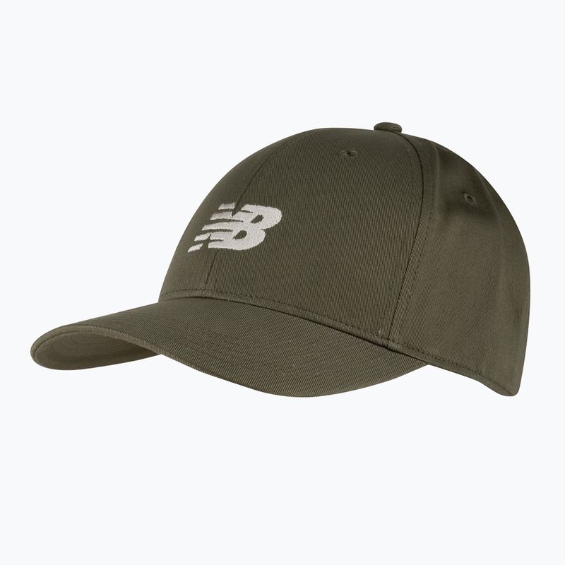 Καπέλο μπέιζμπολ New Balance 6 Panel Structured Snapback dark olive