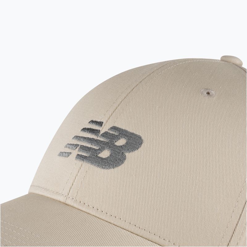 Καπέλο μπέιζμπολ New Balance 6 Panel Structured Snapback linen 3