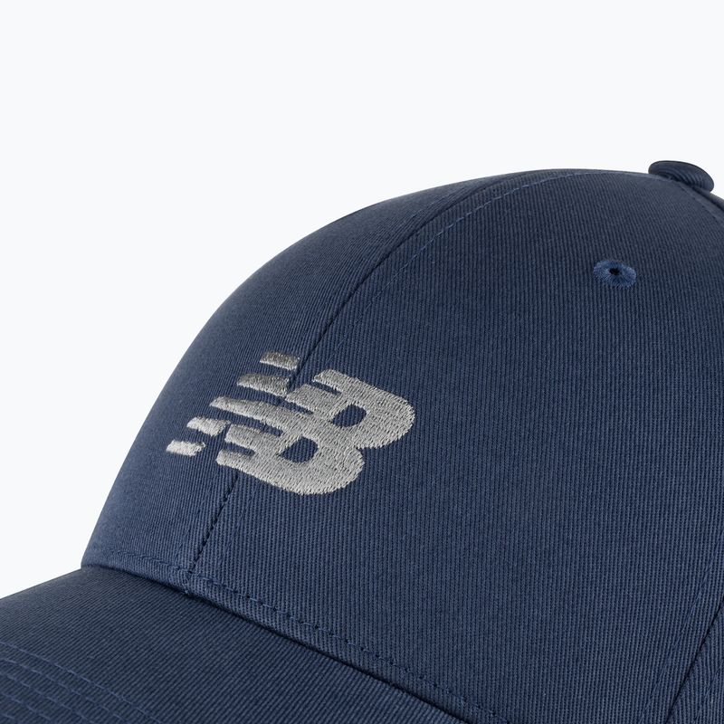 Καπέλο μπέιζμπολ New Balance 6 Panel Structured Snapback nb navy 3