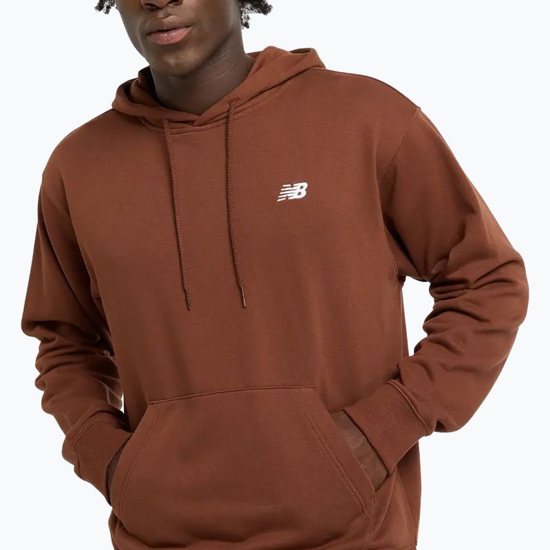 Ανδρικό φούτερ New Balance Small Logo French Terry Hoodie richoak 5