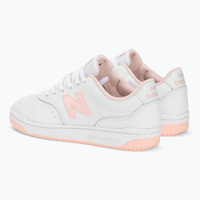 New Balance γυναικεία παπούτσια BBW80 λευκό/ροζ 4