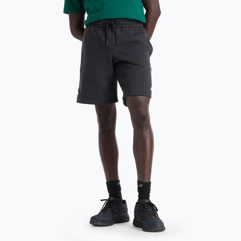 Ανδρικά New Balance Fleece Short 9" μαύρο