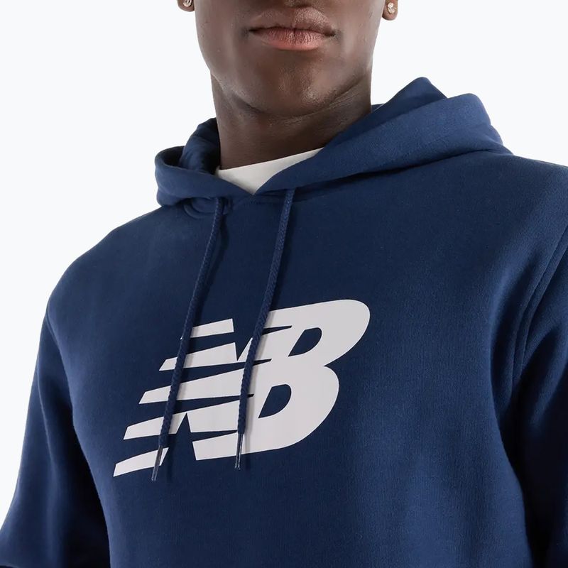 Ανδρικό φούτερ New Balance Core Brushed Hoodie navy 5