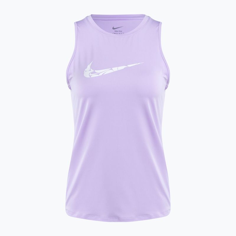 Γυναικείο φανελάκι για τρέξιμο Nike One Graphic TT lilac bloom/white