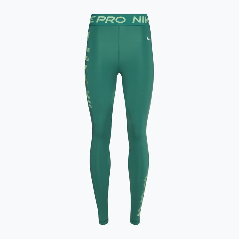 Γυναικείο κολάν προπόνησης Nike Pro Dri-FIT Mid-Rise 7/8 Graphic bicoastal/vapour green/white