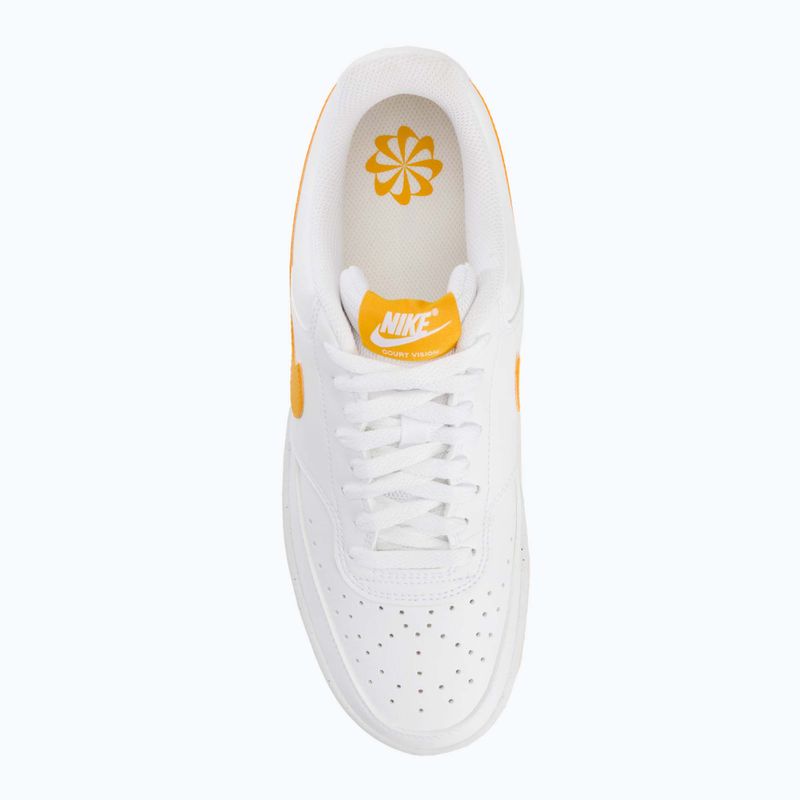 Ανδρικά παπούτσια Nike Court Vision Low Next Nature white/university gold 5