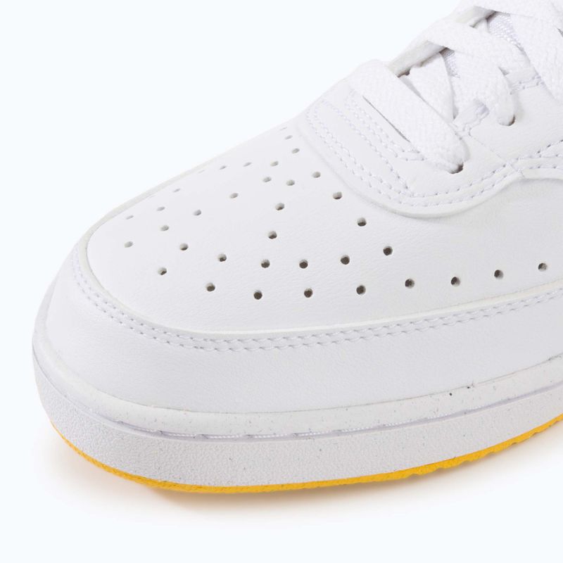 Ανδρικά παπούτσια Nike Court Vision Low Next Nature white/university gold 7