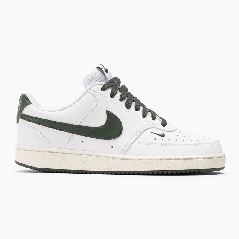 Nike Court Vision Low Next Nature γυναικεία παπούτσια λευκό / πράσινο στάδιο / πανί / vintage πράσινο 3