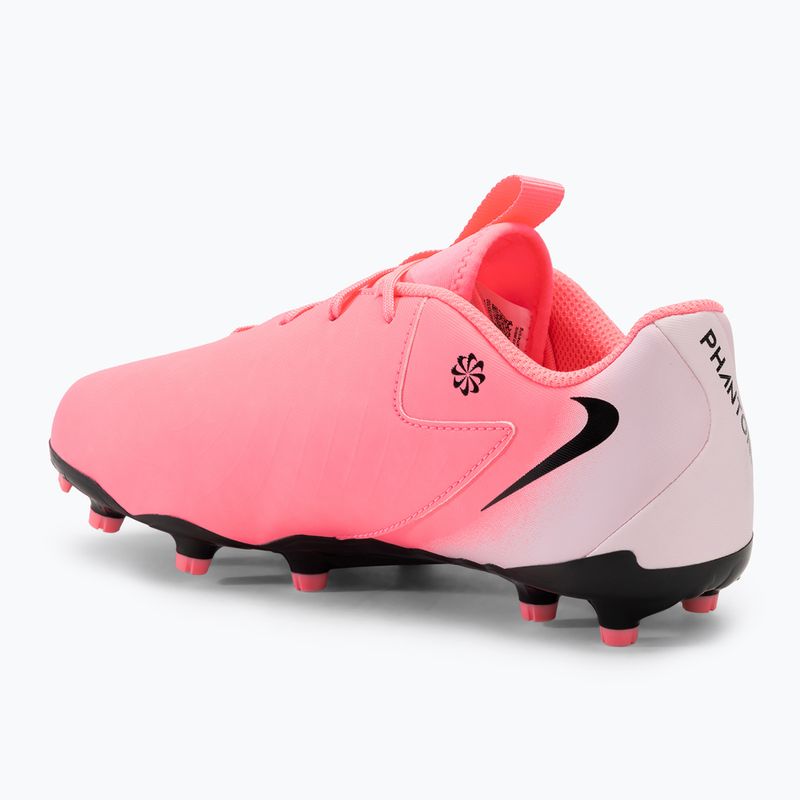 Nike Phantom GX II Academy FG/MG Junior παπούτσια ποδοσφαίρου για παιδιά, παλμός ηλιοβασιλέματος/μαύρο 3