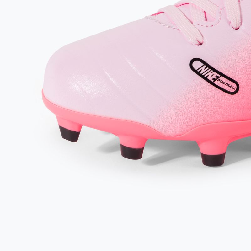 Παιδικά παπούτσια ποδοσφαίρου Nike Tiempo Legend 10 Club FG/MG pink foam/black 7